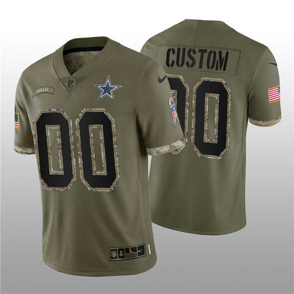 Men's Dallas Cowboys ACTIVE PLAYER Custom 2022 Olive Salute To Service Limited Stitched Jersey,We sell and wholesale Men's Dallas Cowboys ACTIVE PLAYER Custom 2022 Olive Salute To Service Limited Stitched Jersey on line form chian!